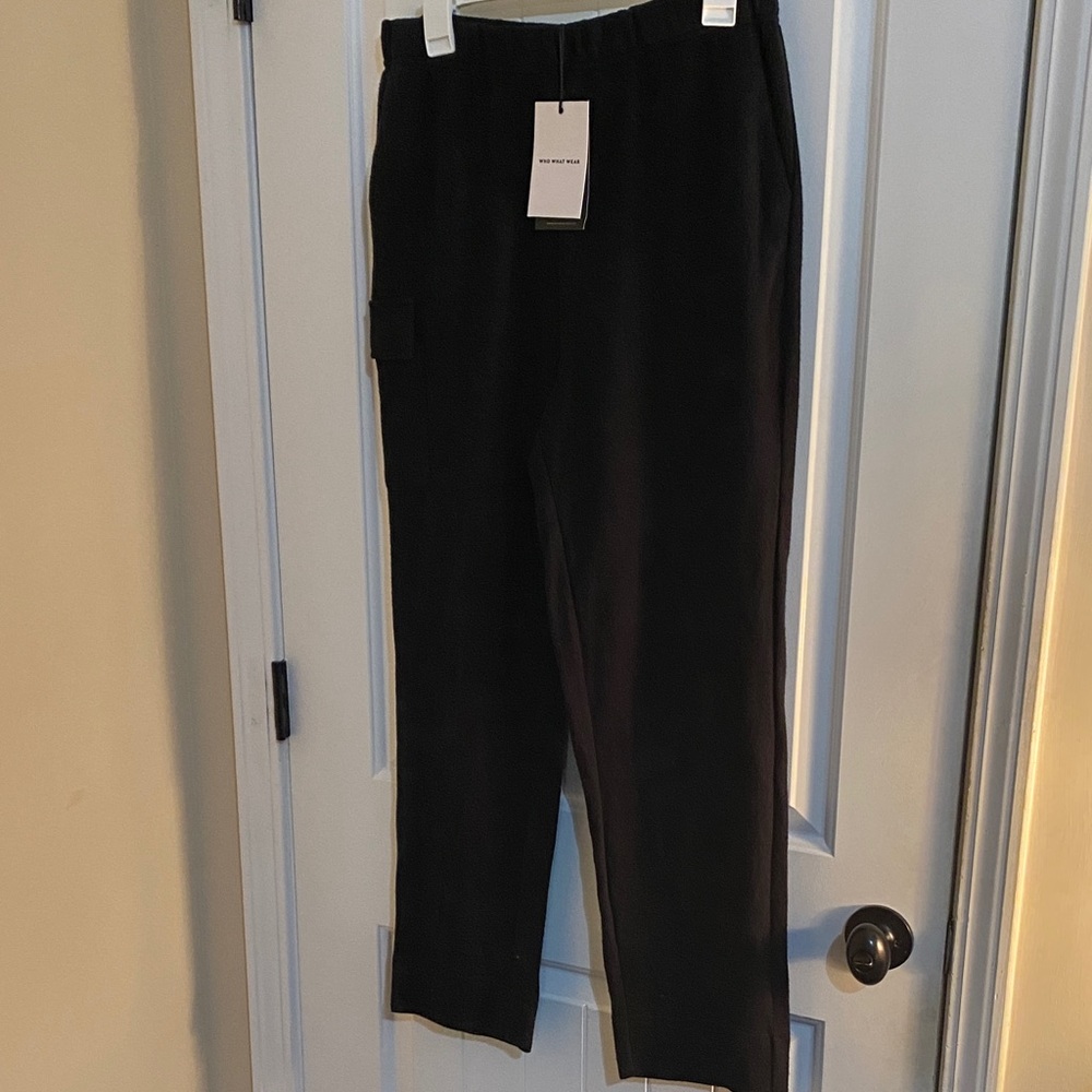 Who What Wear Black Soft Pants
